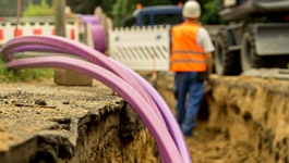 wire on construction site