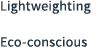 Lightweighting Eco-conscious 